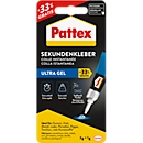Pattex Sekundenkleber Ultra Gel, 1 Tube mit 3 g + 1 g gratis