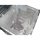 PE foliezakken voor Bauer containers voor gevaarlijk afval type SAG, geperforeerd, dikte 125 µ, transparant, 25 st.