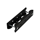 Peerless Modular Series Dual Pole Display Stacking Clamp - Montagekomponente (Klemme) - für LCD-Display - schwarze Pulverbeschichtung - Bildschirmgröße: 116.8-228.6 cm (46"-90") - für P/N: MOD-FPMD2, MOD-FPMS2