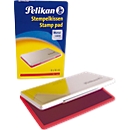 Pelikan stempelkussen maat 1, voor rubber- en polymeerstempels, in metalen behuizing, 90 x 160 mm, rood