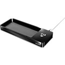 Pen holder LEITZ WOW, with induction charger, black