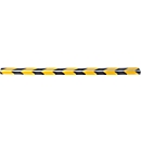 Perfiles para escalones CleanGrip, versión con tornillos, L 1000 x An 60 x Al 30 mm, negro/amarillo