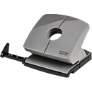 Perforator NOVUS B 220, tot 20 vel, voor A4/A5/A6/B5/B6/US/3x8/Folio, aanslagrail, massief metaal & kunststof, smartgrijs