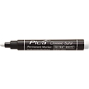 Permanent marker Pica INSTANT-WHITE, white, waterproof, 10 pieces with line widths of 1-4 mm