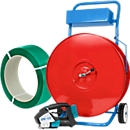 PET set met accu-omsnoeringsmachine en mobiele haspel, 13 mm