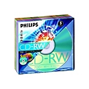 Philips - 5 x CD-RW - 700 MB (80 Min) 4x - 12x - Slim Jewel Case