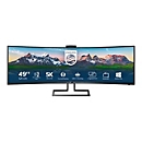 Philips Brilliance P-line 499P9H - LED-Monitor - gebogen - 124.5 cm (49") (48.8" sichtbar) - 5120 x 1440 Dual Quad HD @ 60 Hz - VA