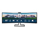 Philips Brilliance P-line 499P9H - LED-Monitor - gebogen - 124.5 cm (49") (48.8" sichtbar) - 5120 x 1440 Dual Quad HD @ 60 Hz - VA