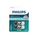 Philips FM32FD00D Vivid Edition 3.0 - USB-Flash-Laufwerk - 32 GB - USB 3.0 (Packung mit 2)