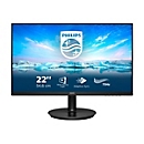 Philips V-line 222V8LA - LED-Monitor - 55.9 cm (22") (21.5" sichtbar) - 1920 x 1080 Full HD (1080p) @ 75 Hz - VA - 250 cd/m²