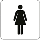 Pictogram “women”, self-adhesive