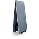 Pied mobile pour tableau Sigel Business, pour 1 - 2 tableaux, Support de rangement, l. 520 x P 600 x H 580 mm, noir