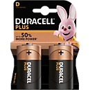 Pilas DURACELL® Plus, mono D, 1,5 V, 2 unidades