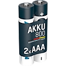Piles rechargeables NiMH MaxE Micro AAA, 800 mAh, 2 p.