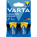 Piles VARTA Longlife Power, tension 1,5 V, extra longue durée, Baby C, 2 pièces