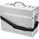 Pilot case ALUMAXX, avec poignée, 1 compartiment, aluminium, argent