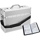 Pilot case ALUMAXX®, avec poignée, 1 compartiment, métal léger, argent