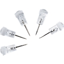 Pin needles, transparent