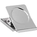 Pince à papier avec aimant, L 40 mm, largeur de serrage 23 mm, force de maintien 1,2 kg, argent léger
