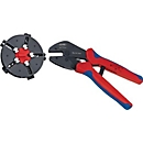 Pince à sertir MultiCrimp® L. 250 mm, 5 embouts interchangeables KNIPEX