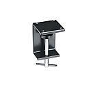 Pince de table pour luminaire LED Waldmann ROCIA, TANEO &amp; TEVISIO, plage de serrage 0-65 mm, acier, noir