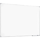 Pizarra blanca 2000 MAULpro, plastificada en blanco, marco de aluminio plateado, 1500 x 1000 mm
