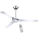 Plafondventilator Verona -  3 snelheden - met afstandsbediening - 65 W - chroom