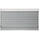 Planungstafel, DIN A4, 6 Schienen, H 900 x B 1580 mm