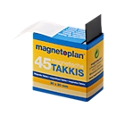 Plaquettes magnétiques « Takkis » autocollantes avec distributeur