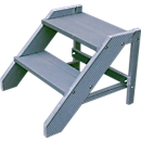 Plastic ladder in assembly kit, 2 steps