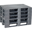 Plastic pallet Vivo without anti-slip edging, 5 pieces