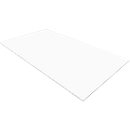 Plateau de finition SOLUS PLAY, pour caisson avec tiroir SOLUS PLAY, l. 800 x P 400 mm, blanc