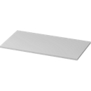 Plateau de finition TOPAS LINE, pour étagères et armoires,  l. 805 mm, gris clair