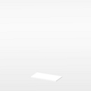 Plateau de finition X-TIME WORK, fin, l. 860 mm, blanc