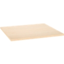 Plateau de table, en bois, 800 x 800 mm, érable