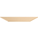 Plateau de table, trapèze 1600/800 x 690 mm, érable