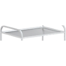 Plateau supplémentaire pour chariot de service à 2 étages, inox, L 742 x l. 487 mm