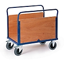 Plateauwagen met 2 wanden, 850 x 470 mm