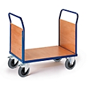 Plateauwagen met 2 wanden, 850 x 500 mm