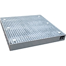 Plateforme de rétention type BSW 123, praticable, galvanisé