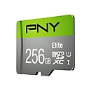 PNY Elite - Flash-Speicherkarte - 256 GB - A1 / Video Class V10 / UHS Class 1 / Class10 - microSDXC UHS-I