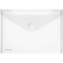 Poche pour documents FolderSys, format A5 paysage, fermeture velcro, PP, incolore