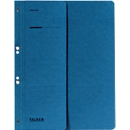 Pochette à œillets FALKEN, pour format A4, demi-rabat, 1 p., bleu