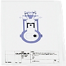 Pochette coin PP DURABLE, format A4, transparent, 100 p.