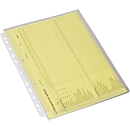 Pochette extensible EICHNER, format A4, ouverture sur le dessus, 10 p., complètement transparent