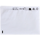 Pochette pour documents/bon de livraison SecurePack, format C5, sans impression, autocollante, imperméable, papier kraft FSC®, transparente, 250 pièces