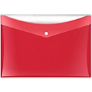 Pochette pour documents VELOCOLOR® Veloflex, format A4, plastique, pour ± 100 feuilles, 6 p., rouge
