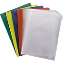 Pochettes coin, format A4, coloris assortis
