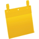 Pochettes pour documents avec languettes, l. 210 x H 148 mm (A5 paysage), 50 p., jaune