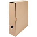 Pochettes pour documents Biella, pour classeurs à levier format A4 et largeur de tranche de 70 mm, l. 75 x P 289 x H 325 mm, carton recyclé, 5 p.
